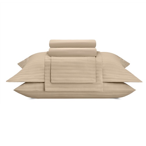 

ARYA HOME COLLECTION Постельное белье Vip из Страйп Сатина Семейное 160x220 Бежевый, Постельное белье Vip из Страйп Сатина Семейное 160x220 Бежевый