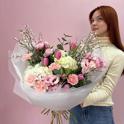 ЗАЦВЕТАЙ. ЦВЕТОЧНЫЙ БУТИК «Весна прошептала» букет на основе ароматных весенних цветов