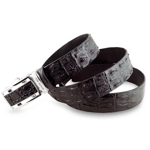 

EXOTIC LEATHER GENUINE PREMIUM ACCESSORIES Ремень из крокодила с 2-мя роговыми рядами, Ремень из крокодила с 2-мя роговыми рядами