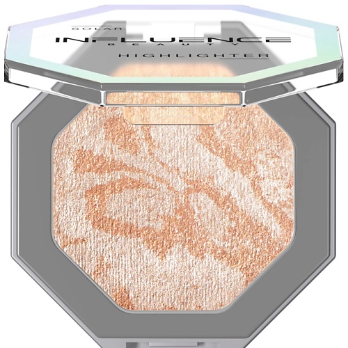 Хайлайтер для лица INFLUENCE BEAUTY Хайлайтер SOLAR с сияющими частицами