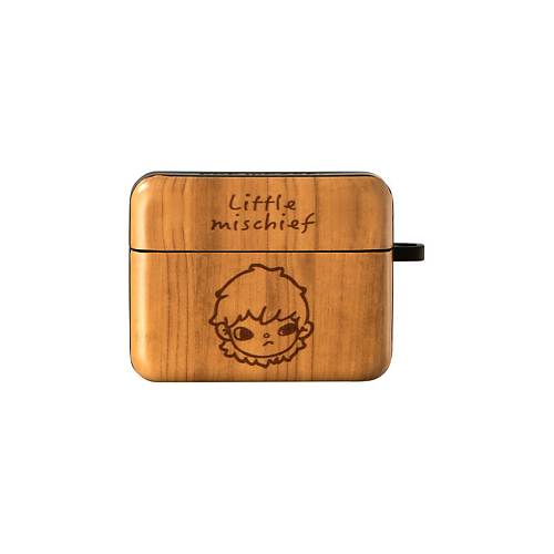 

POP MART Чехол для наушников Apple Airpods Hirono Little Mischief, Чехол для наушников Apple Airpods Hirono Little Mischief