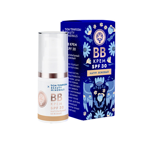 

ДОМ ПРИРОДЫ КРЫМСКАЯ МАНУФАКТУРА ВВ крем для лица SPF-30 30, ВВ крем для лица SPF-30