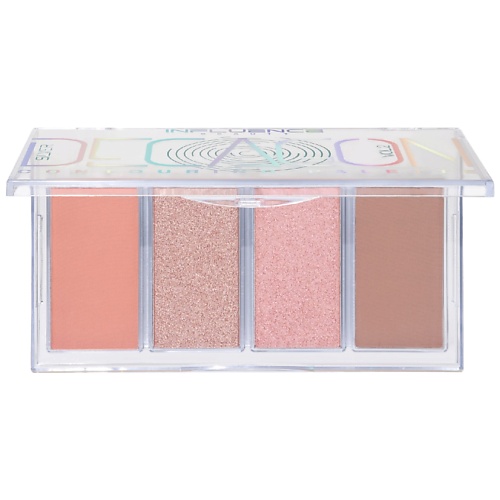 Контуринг INFLUENCE BEAUTY Палетка для контуринга Silver Decagon