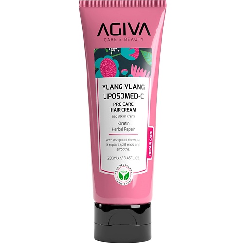 Крем для ухода за волосами AGIVA BEAUTY Крем Кондиционер для волос Ylang Ylang Lipozom C Pro Care