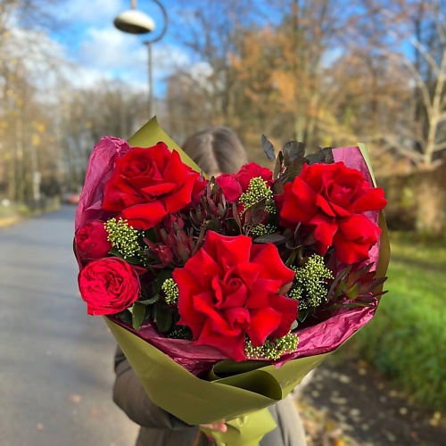 

LE BOUQUET Французские и пионовидные розы для любимой, Французские и пионовидные розы для любимой