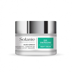 Активный ночной крем Q10, линия Aloe Ginkgo