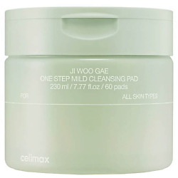 Очищающие пады для демакияжа Celimax Ji Woo Gae One Step Mild Cleansing Pad