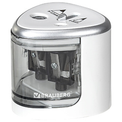 Точилка электрическая BRAUBERG DUAL