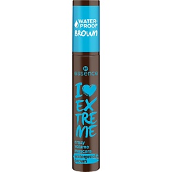 Тушь для ресниц водостойкая I LOVE EXTREME crazy volume mascara waterproof brown