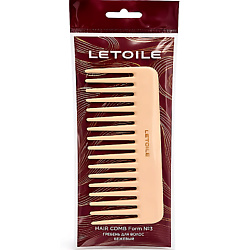 Гребень для волос Letoile Hair Comb Form № 3
