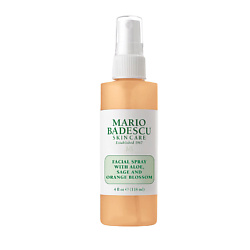 Спрей для лица с экстрактом алоэ шалфеем и экстрактом апельсина Facial Spray With Aloe Sage And Orange Blossom
