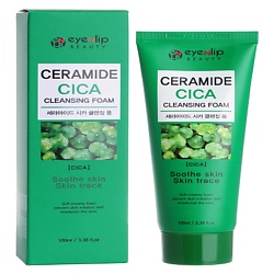 FOAM Пенка для лица с центеллой азиатской CERAMIDE CICA CLEANSING FOAM