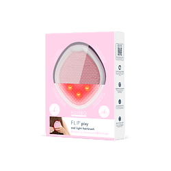 FLIP Play многофункциональная щетка для волос 2-в-1 с красным LED-светом