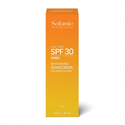Солнцезащитный крем-флюид для чувствительной кожи, SPF30