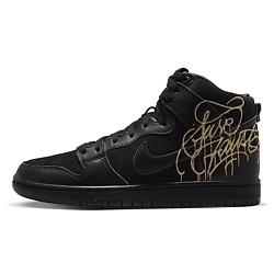 Кроссовки SB Dunk High FAUST Black Gold