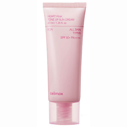 Солнцезащитный крем для сияния кожи Celimax Heart Pink Tone Up Sun Cream SPF50