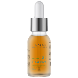 Сыворотка с азелаиновой и салициловой кислотами для жирной кожи CLEAR FACE