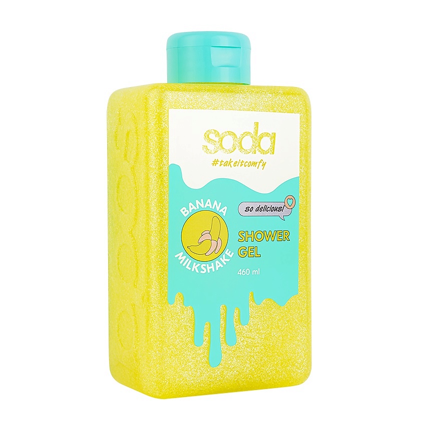 SODA Гель для душа #takeitcomfy "BANANA MILKSHAKE" – фото 3