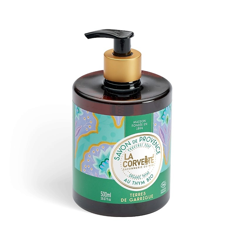 LA CORVETTE Мыло жидкое органическое Гарригские земли Organic Thyme Provence Soap – фото 2