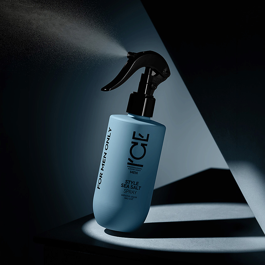 ICE BY NATURA SIBERICA Текстурирующий солевой спрей для волос Men Style Sea Salt Spray – фото 4