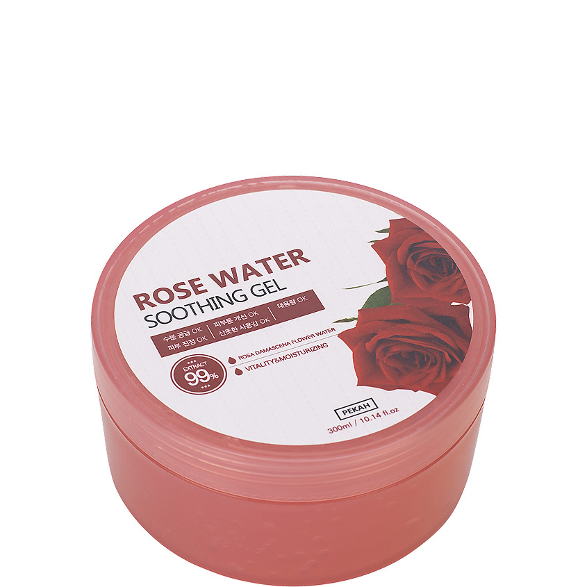 PEKAH Универсальный гель для лица и тела с цветочной розовой водой Rose Water Soothing Gel – фото 2