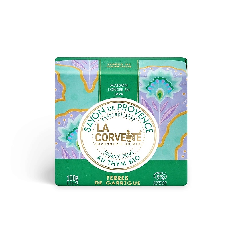 LA CORVETTE Мыло органическое Гарригские земли Organic Thyme Provence Soap – фото 3