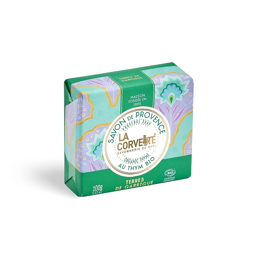LA CORVETTE Мыло органическое Гарригские земли Organic Thyme Provence Soap – фото 2