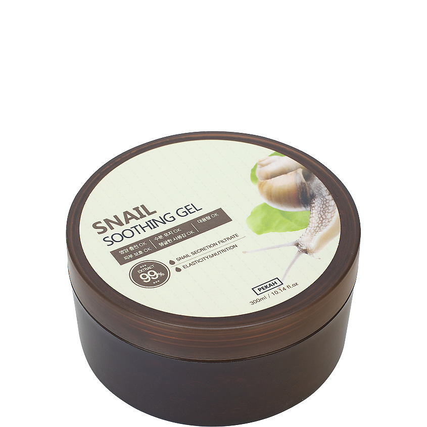 PEKAH Универсальный гель для лица и тела с муцином улитки Snail Soothing Gel – фото 2