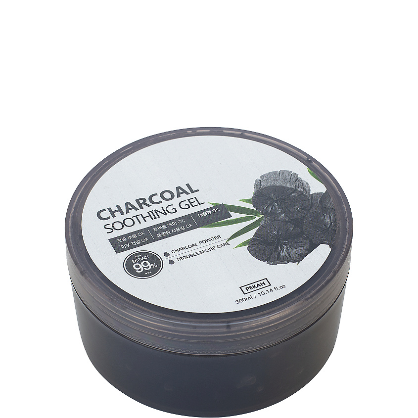PEKAH Универсальный гель для лица и тела с чёрным углём Charcoal Soothing Gel – фото 2