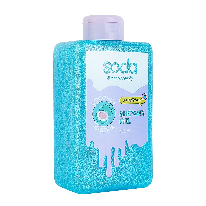 SODA Гель для душа #takeitcomfy "COCONUT COOKIE" – фото 3