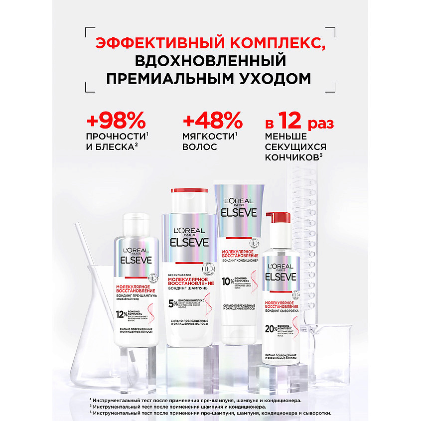 ELSEVE Бондинг-сыворотка для поврежденных волос "Молекулярное восстановление" Molecular Repair – фото 6