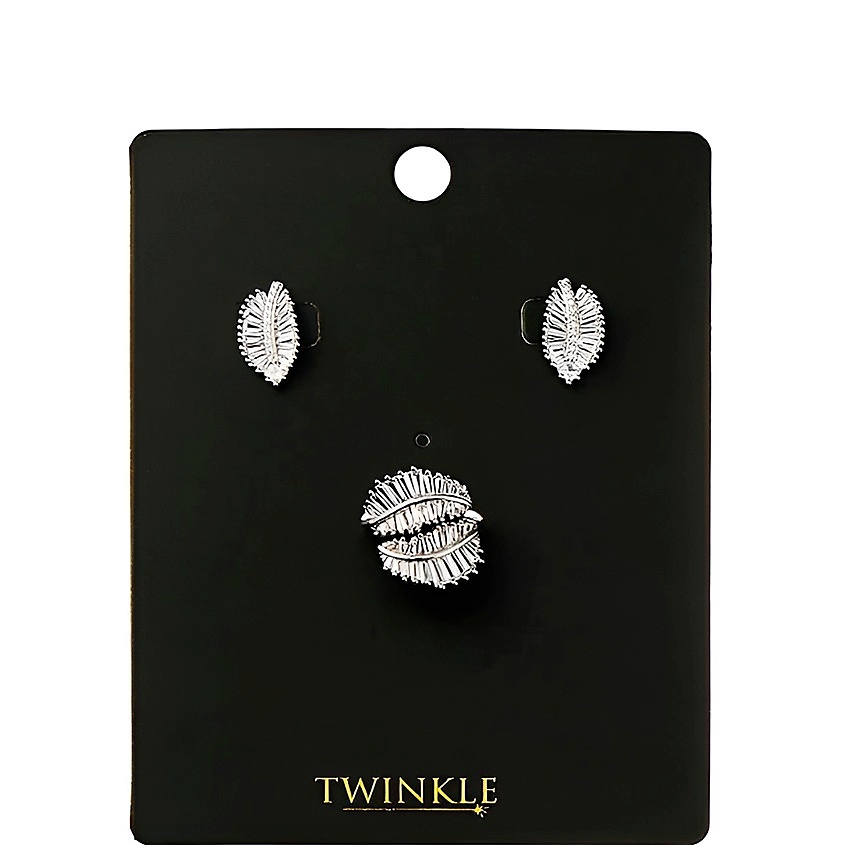 Изображение товара Набор бижутерии TWINKLE Allure: серьги и кольцо