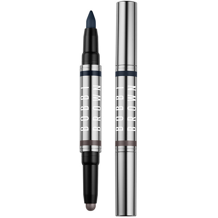 Изображение товара BOBBI BROWN Двусторонний лайнер для глаз Long Wear Cream Eye Shadow, Slate & Nightfall, 0,8 г Изображение товара BOBBI BROWN Двусторонний лайнер для глаз Long Wear Cream Eye Shadow, Slate & Nightfall, 0,8 г