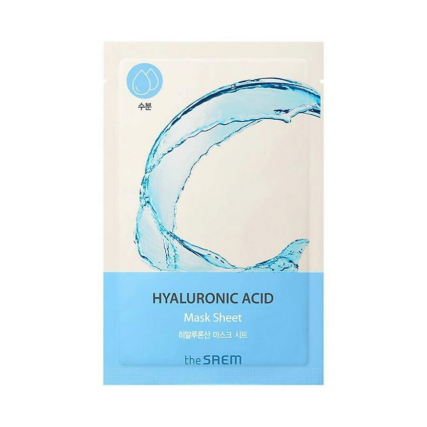 Изображение товара THE SAEM Тканевая маска для лица Hydrating Hyaluronic Acid Mask Sheet, 21 мл