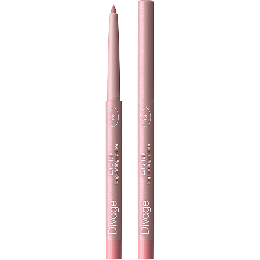 Изображение товара DIVAGE Автоматический карандаш для губ Lip Liner Let'S Talk, розовый, 0, 26 г