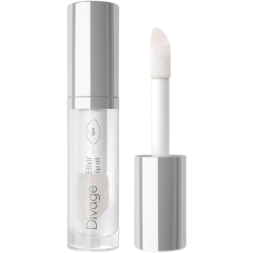 Изображение товара DIVAGE Масло для губ Lip Oil Elixir № 01 прозрачное с шиммером 4,5 мл