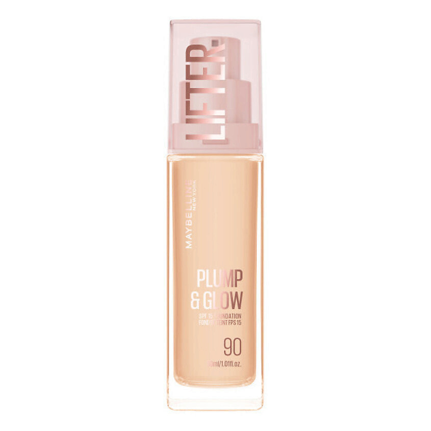 Изображение товара Тональное средство Maybelline Lifter Plump & Glow Foundation № 90