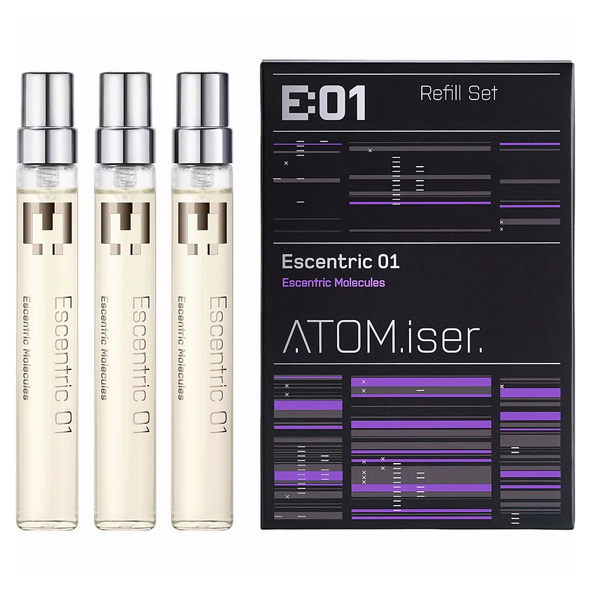 Изображение товара ESCENTRIC MOLECULES Туалетная вода Escentric 01 Atomizer Refill, 3 x 8,5 мл