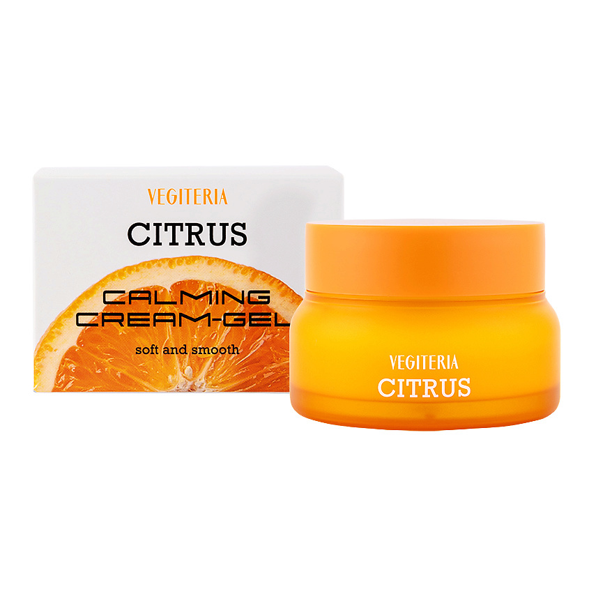 Изображение товара VEGITERIA Крем-гель для комбинированной кожи CITRUS 50 мл - уход против жирного блеска и увлажнение