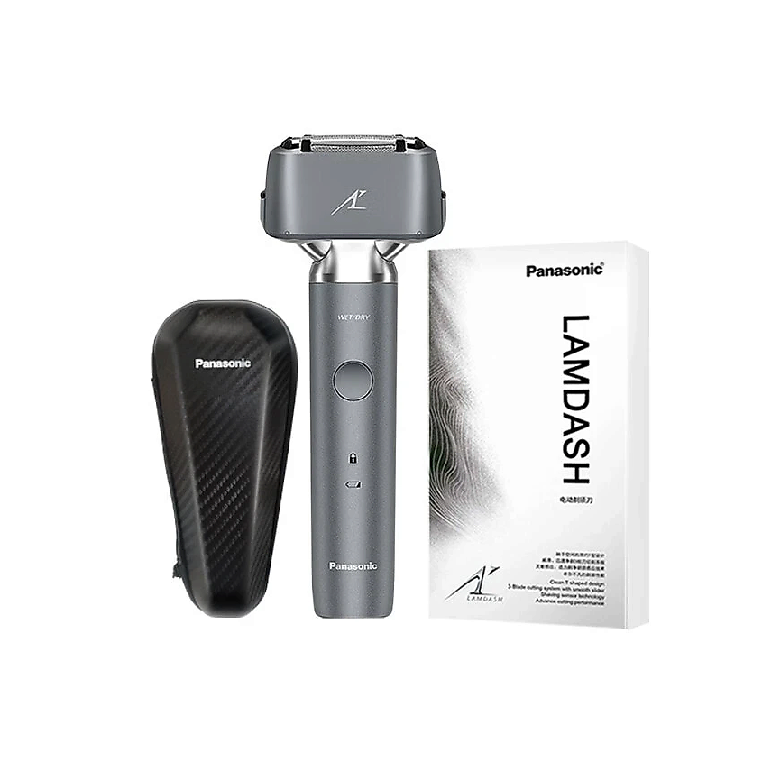 Изображение товара PANASONIC Электробритва мужская ES-LM34, Цвет-серый (W405) +чехол