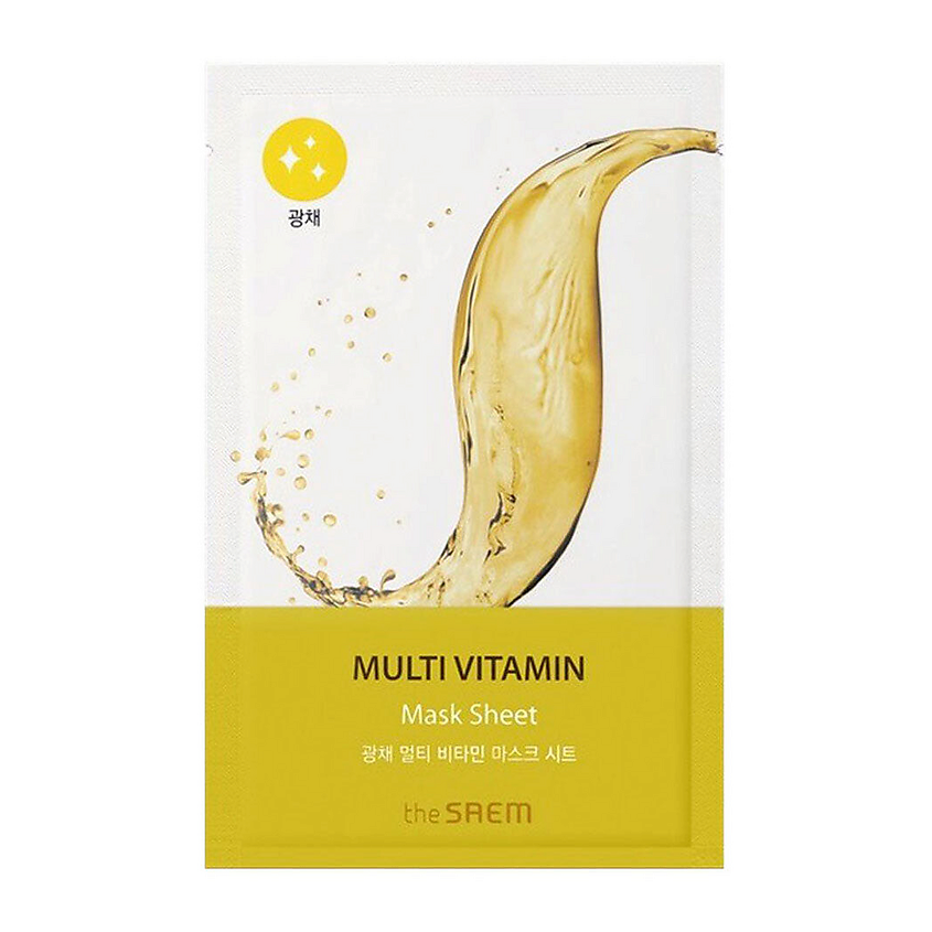 Изображение товара THE SAEM Тканевая маска для лица Bio Solution Radiance Multi Vitamin, 20 г