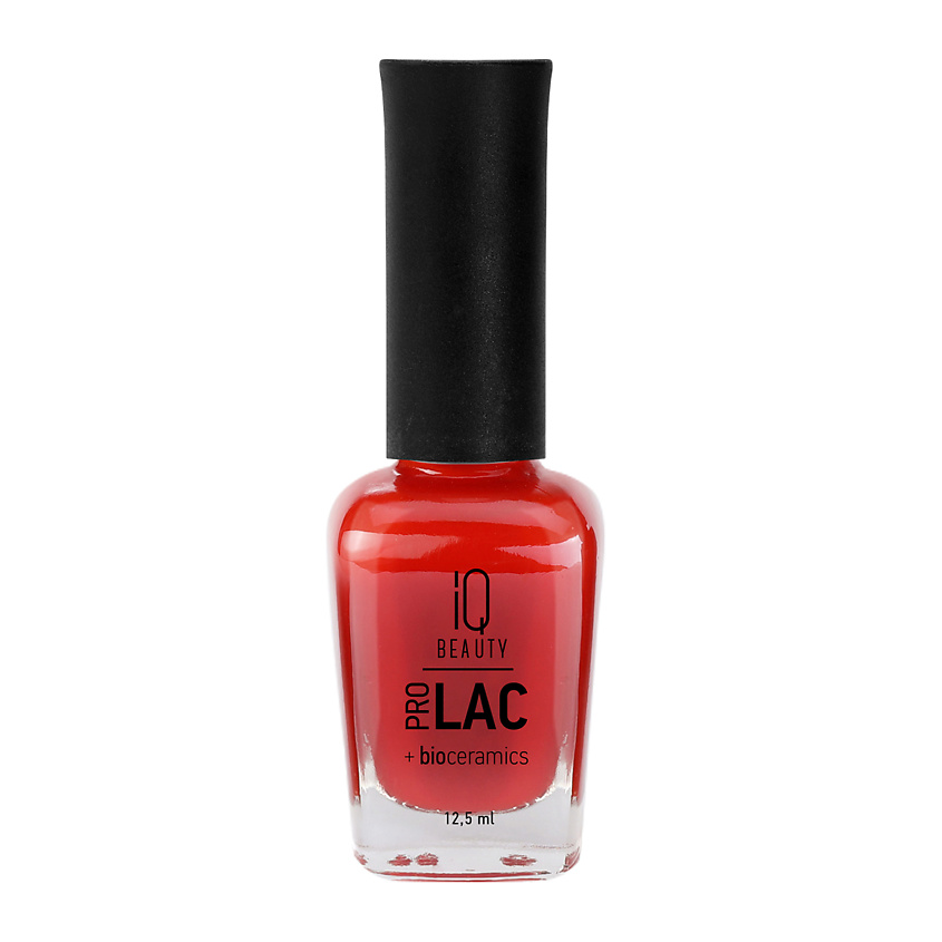 Изображение товара IQ BEAUTY Лак для ногтей PROLAC+bioceramics укрепляющий 021 Like red lipstick