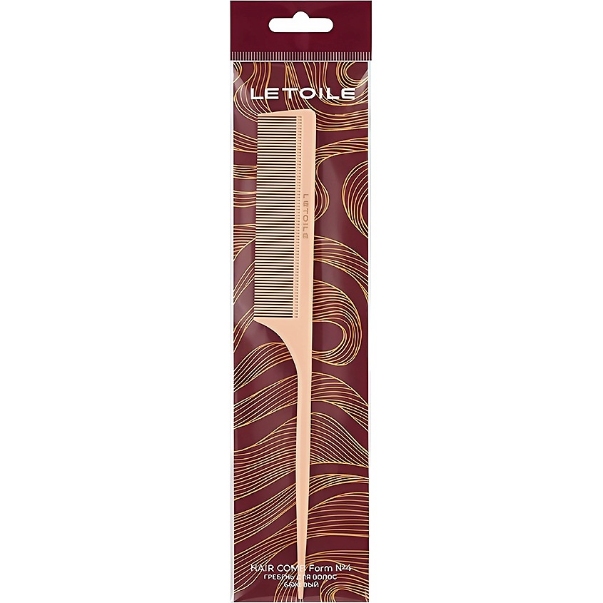 Изображение товара Гребень для волос ЛЭТУАЛЬ Hair Comb Form 4 Бежевый
