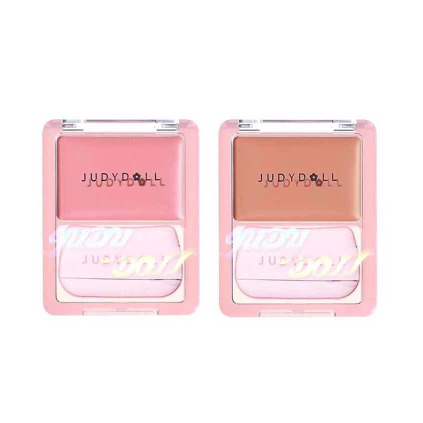 Изображение товара JUDYDOLL Набор кремовых румян для лица Glow Blush Balm, 01 Spring Awake + 04 Spring Breeze