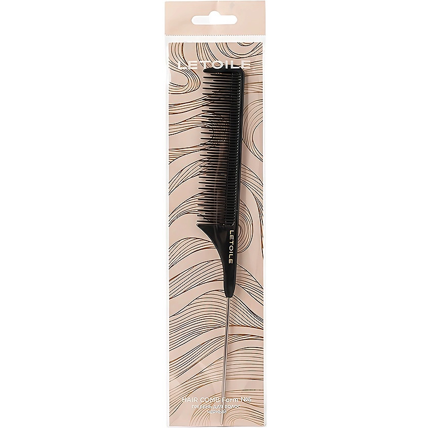 Изображение товара Гребень для волос ЛЭТУАЛЬ Hair Comb Form № 5 Черный