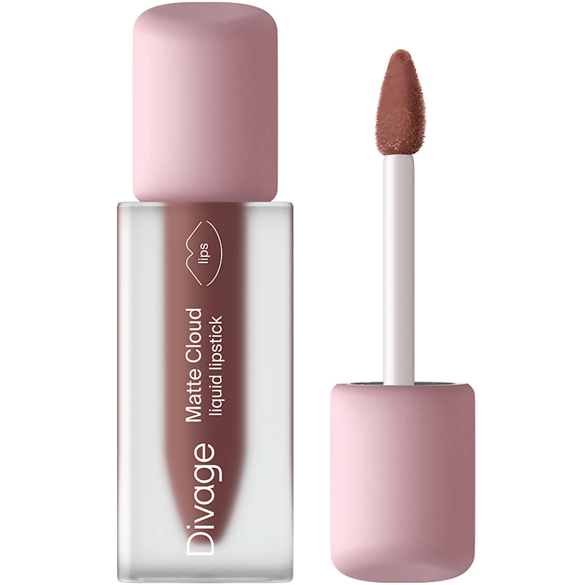 Изображение товара DIVAGE Помада для губ жидкая Liquid Lip Matte Cloud, № 05, шоколадный, 2,8 мл
