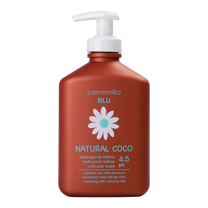 Изображение товара CAMOMILLA BLU Гель для интимной гигиены NATURAL COCO с кокосом, 300 мл