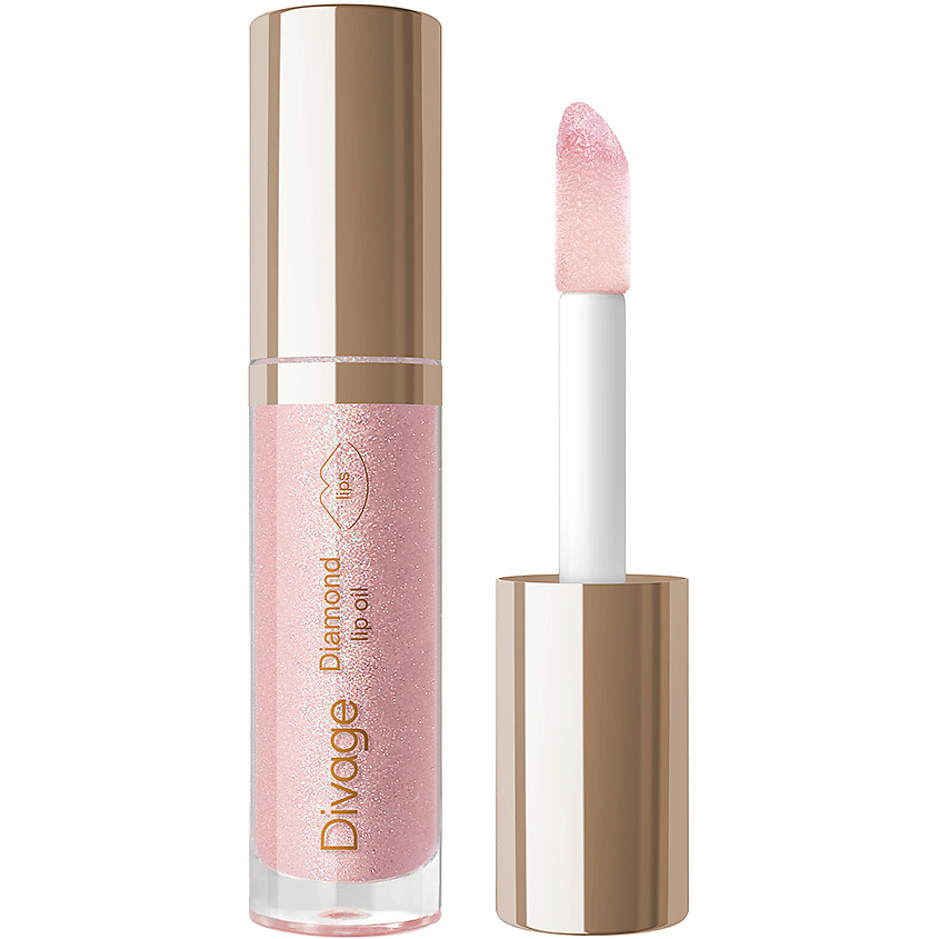 Изображение товара DIVAGE Масло для губ сияющее Lip Oil Diamond, № 01, перламутровый, 4 мл