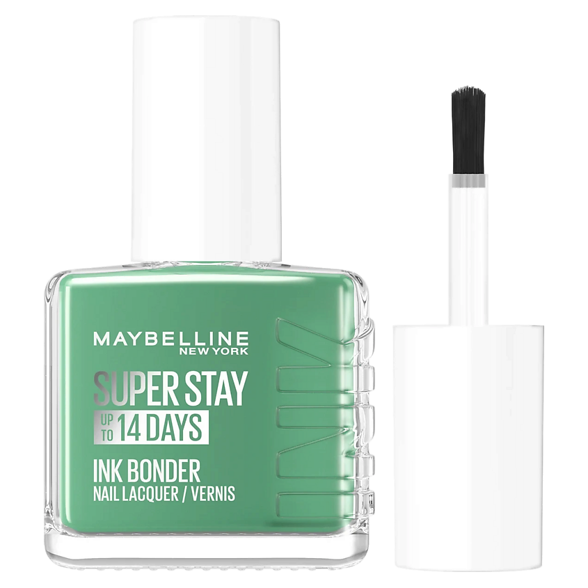 Изображение товара Лак для ногтей Maybelline Superstay Ink Bonder 959 Sea Glass стойкий гелевый с блеском Изображение товара Лак для ногтей Maybelline Superstay Ink Bonder 959 Sea Glass стойкий гелевый с блеском