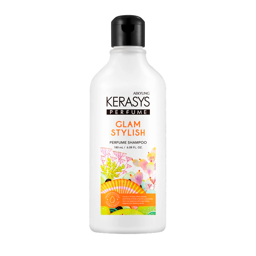 Изображение товара KERASYS Parfum Гламур Шампунь для волос 180 мл с ромашкой и аргановым маслом